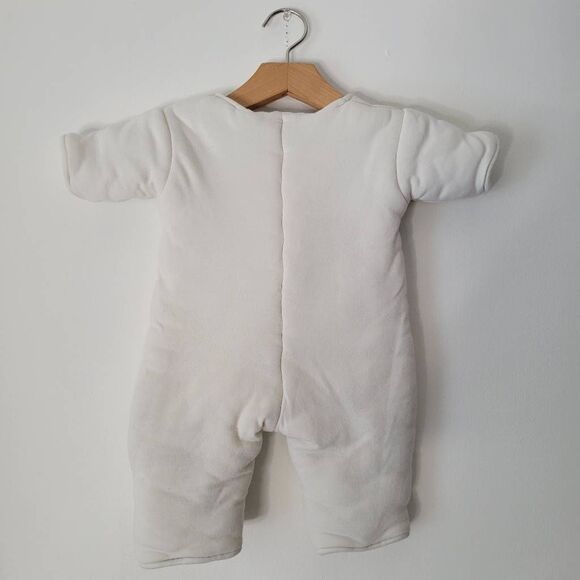 Baby Merlin’s Magic Sleepsuit White Microfleece Swaddle Transition Sleep Sack Sm - Picture 6 of 6